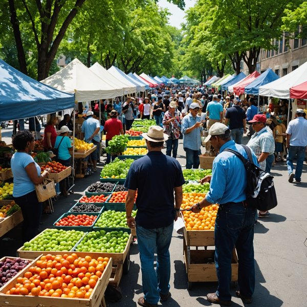 Comment les quartiers peuvent-ils organiser des marchés de producteurs pour promouvoir les circuits courts ?